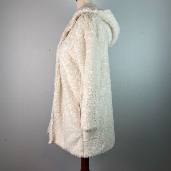 American Eagle Cozy White Fleece Jacket Size XS-S EUC - Picture 3 of 9